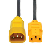 TRIPP LITE POWER CABLE C13-C14 10A F/M 4F/1.22M YELLOW P004-004-YW